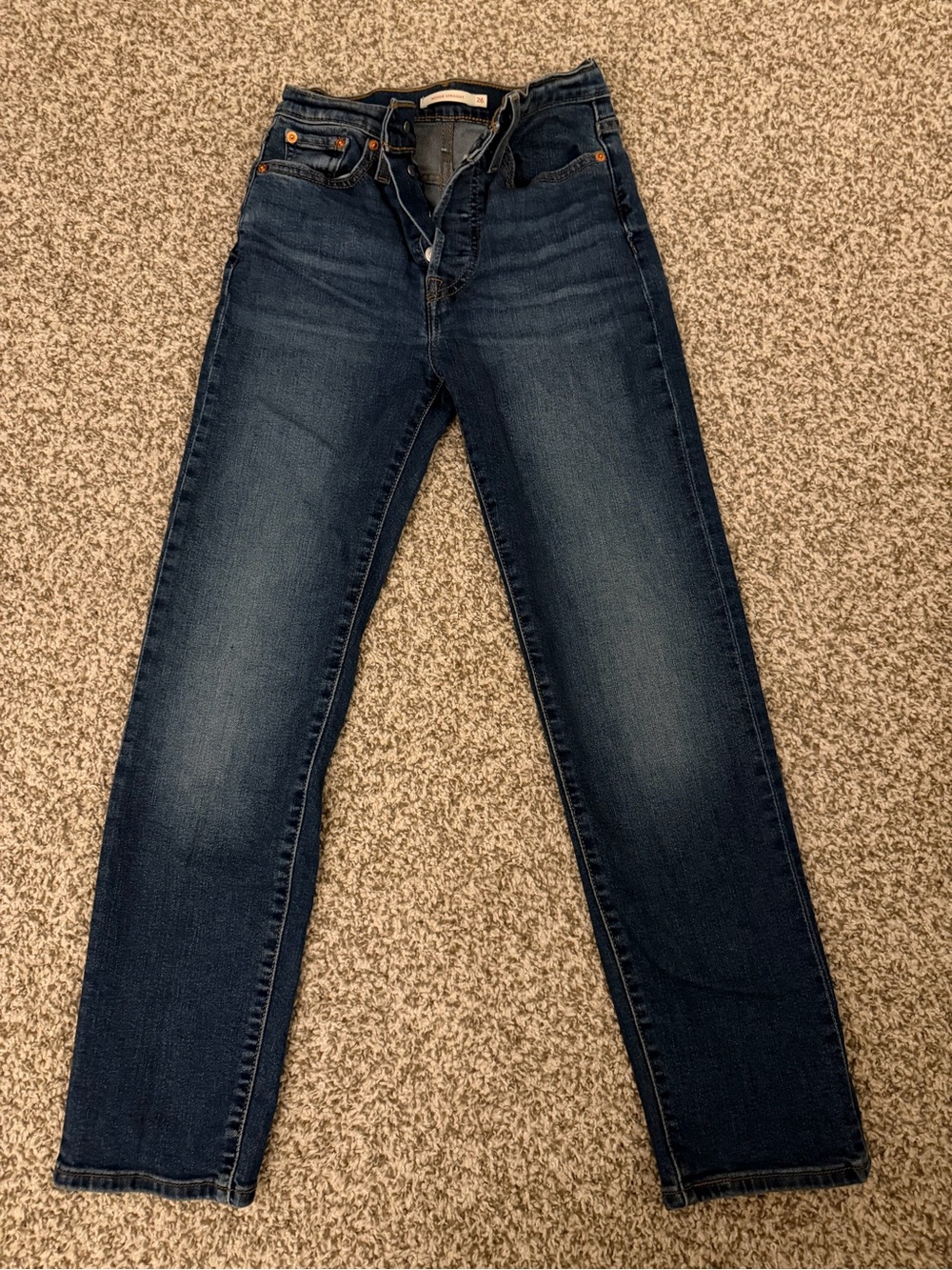Levi's Women's Straight-Leg Jeans - Dark Indigo